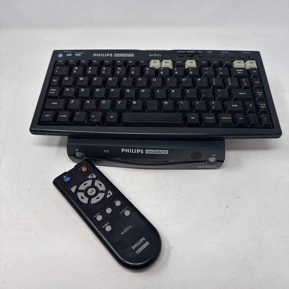 Philips Other - Vintage Philips Magnavox WebTV Receiver Internet Terminal Keyboard Set READ‎